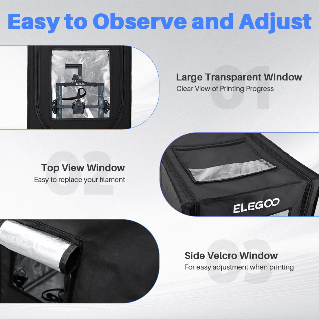 3D Printer Enclosure for Neptune 4 Pro/4/3 Pro/3/2/2D/2S - Image 6