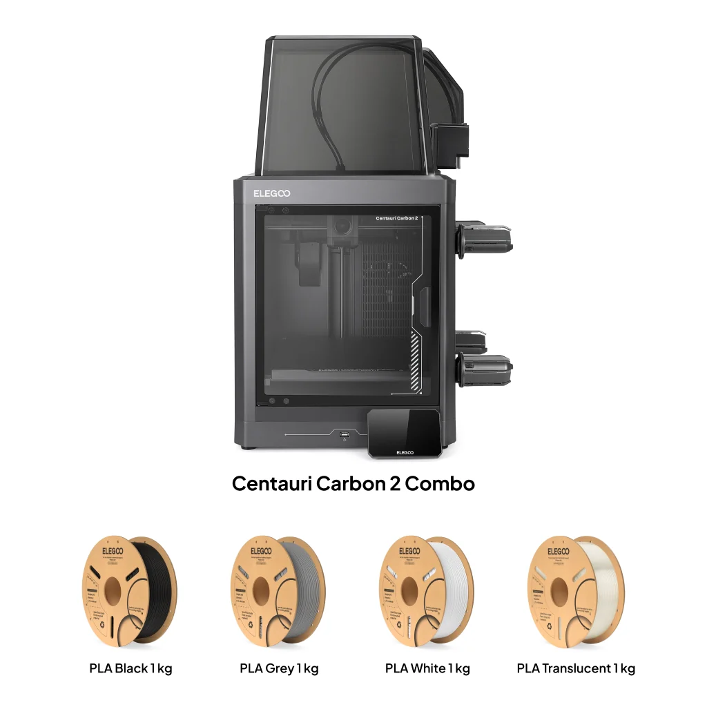 Centauri Carbon 2 Combo + 4 kg PLA (RFID) (Basic Colors)