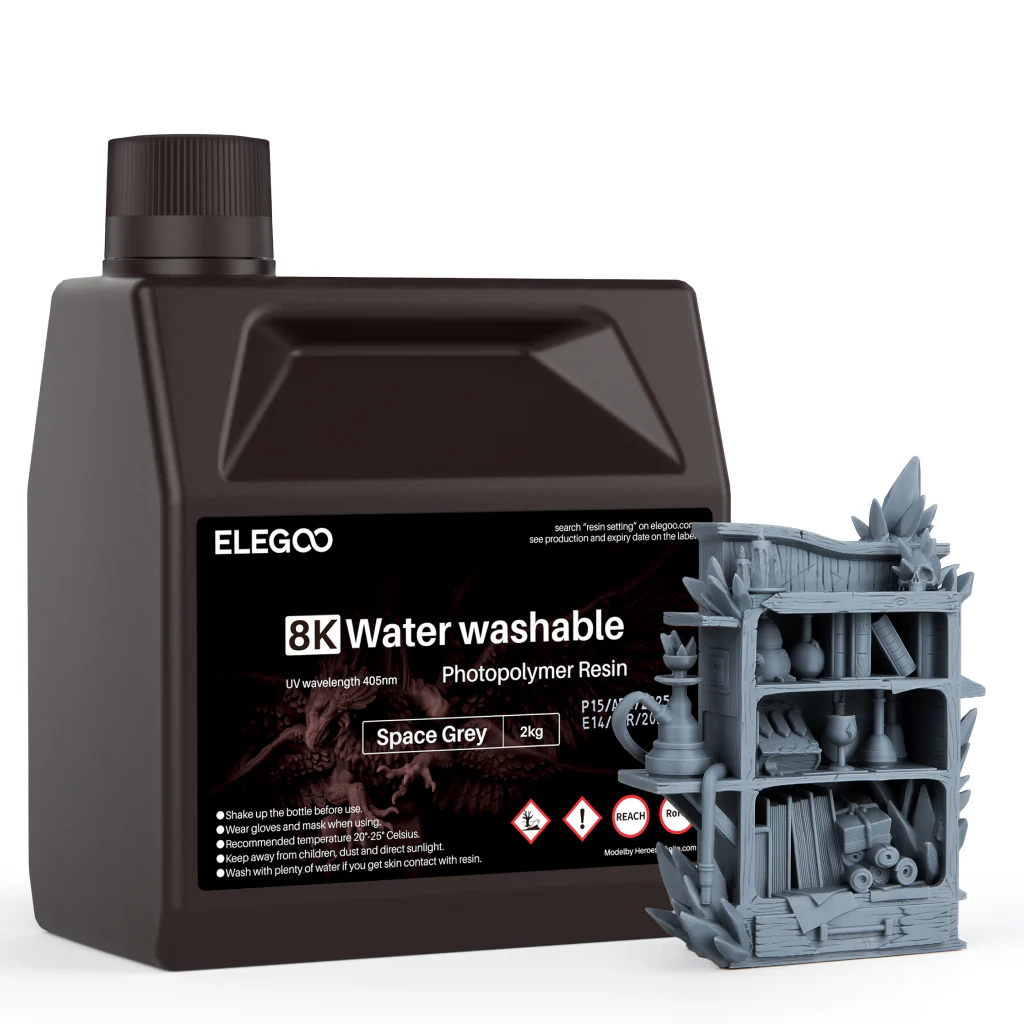 8K Water-Washable Resin - Image 13