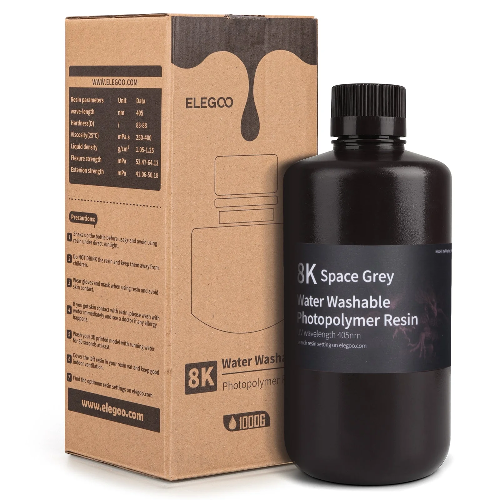 8K Water-Washable Resin - Image 4