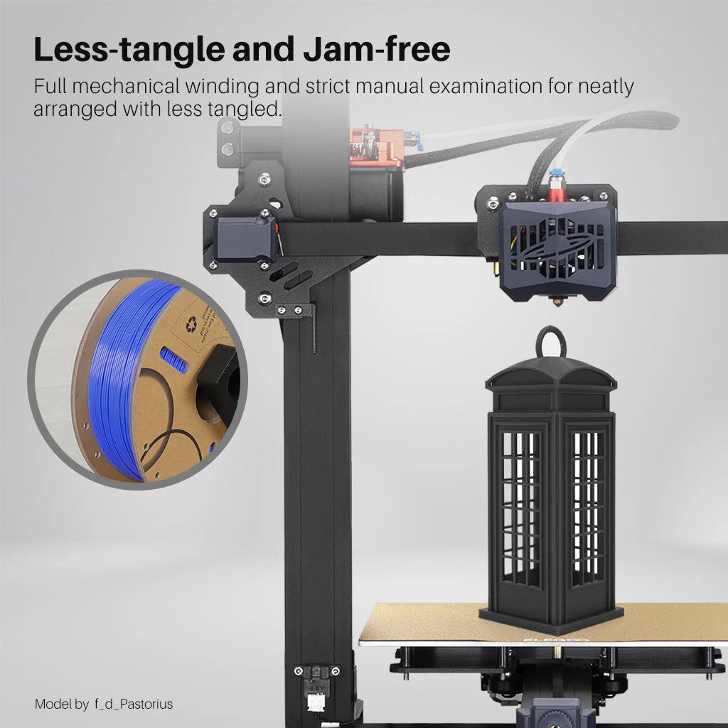 PLA Plus Filament 4 Colors 10 kg - Image 4