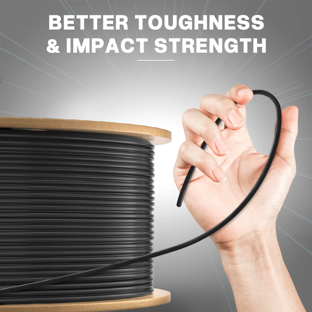 Rapid PLA Plus Filament Black 10 kg - Image 3