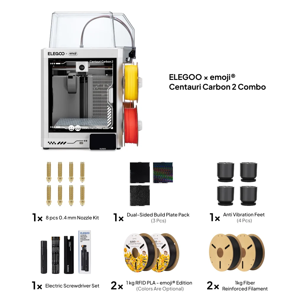 ELEGOO × emoji® Centauri Carbon 2 Combo All-in-One Bundle - Image 2