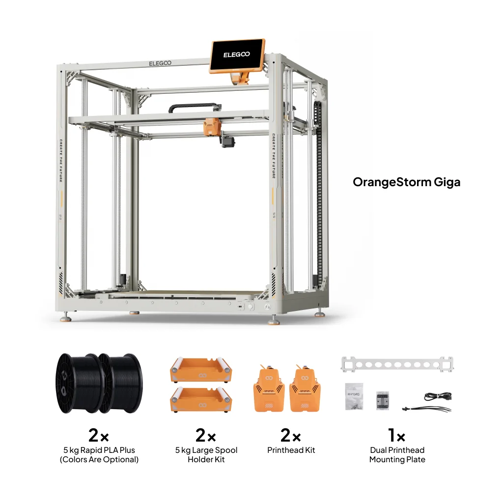 OrangeStorm Giga Dual Extrusion Upgrade Kit - Image 2