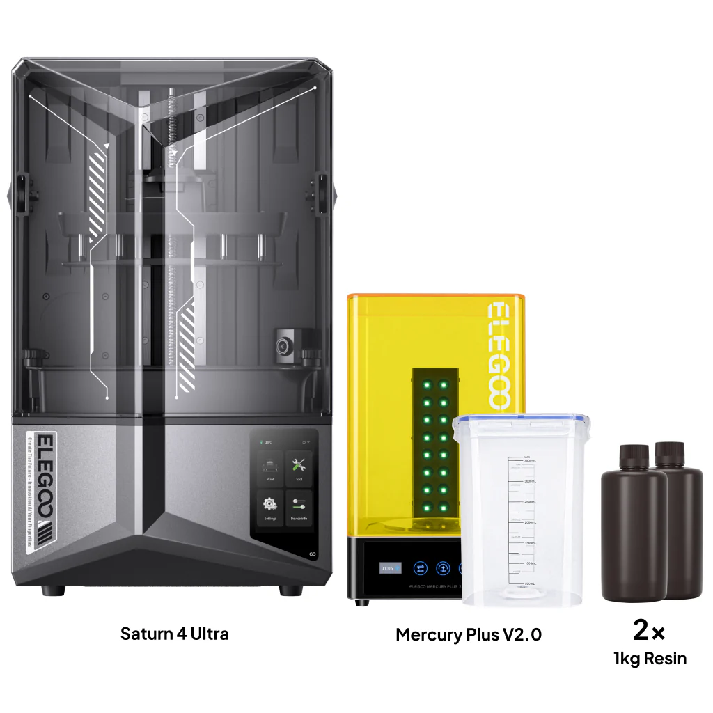 Saturn 4 Ultra Starter Bundle – Mercury Plus V2.0 & Resin - Image 2