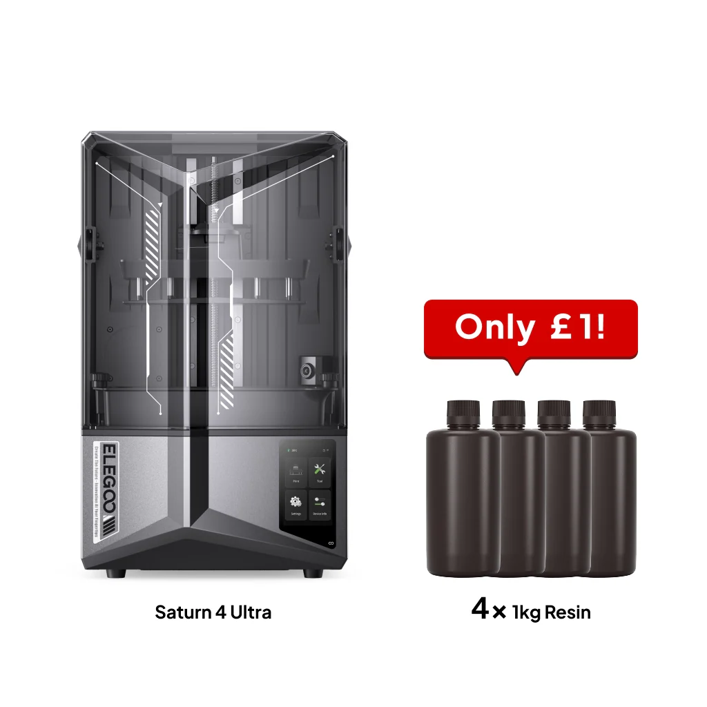 Saturn 4 Ultra: Get 4 kg Resin for Just £1